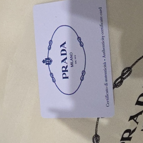 Prada Beige Woven Shoulder Bag - Picture 3 of 3